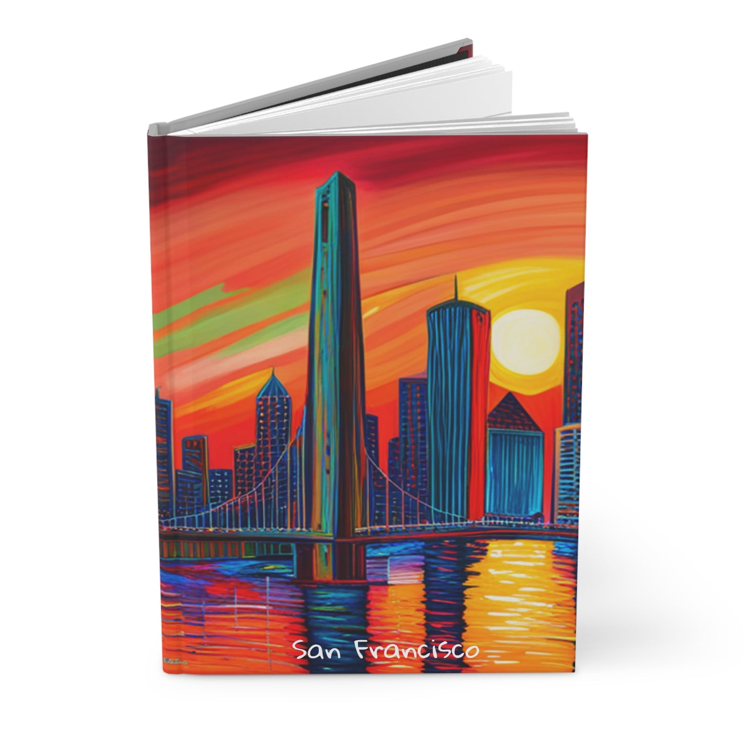 San Francisco Skyline Travel Journal Hardcover Diary