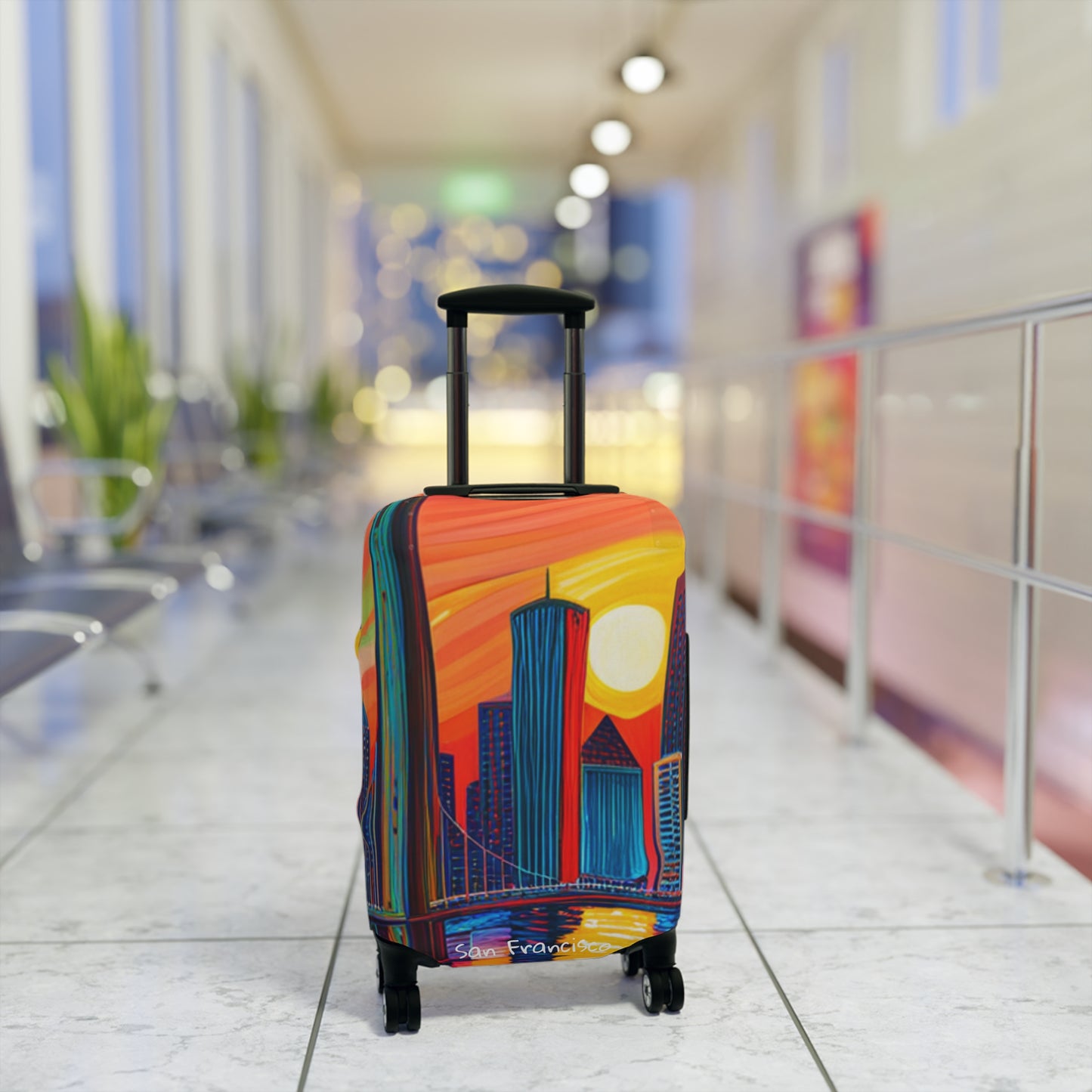 San Francisco Skyline Luggage Cover