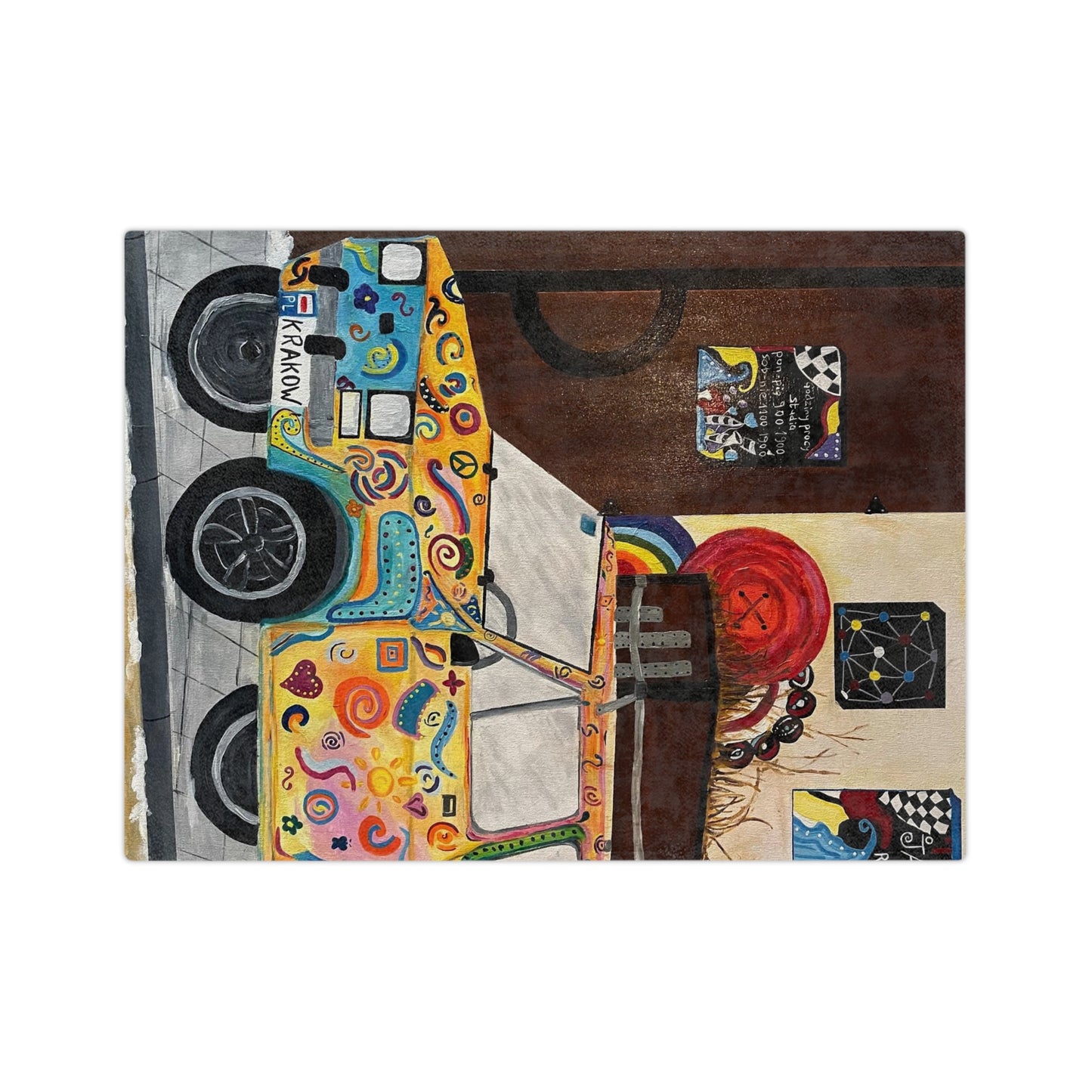 Krakow Poland Velveteen Minky Blanket