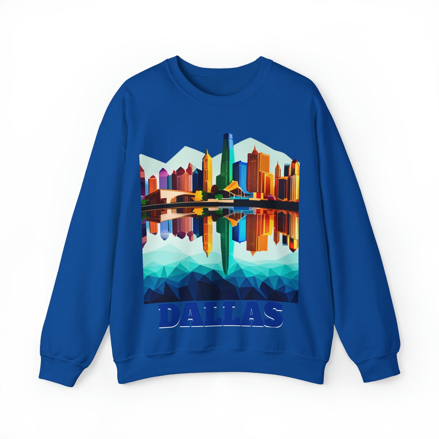 Dallas Texas Reflections Unisex Crewneck Sweatshirt