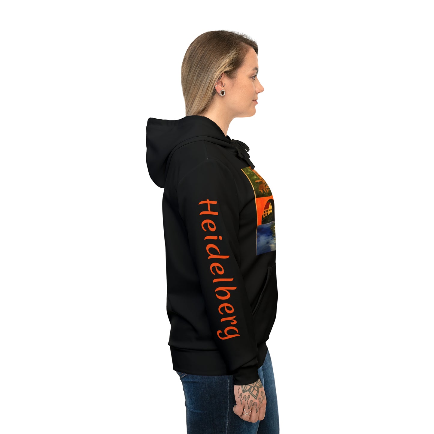 Heidelberg Germany Unisex Athletic Hoodie Sweatshirt