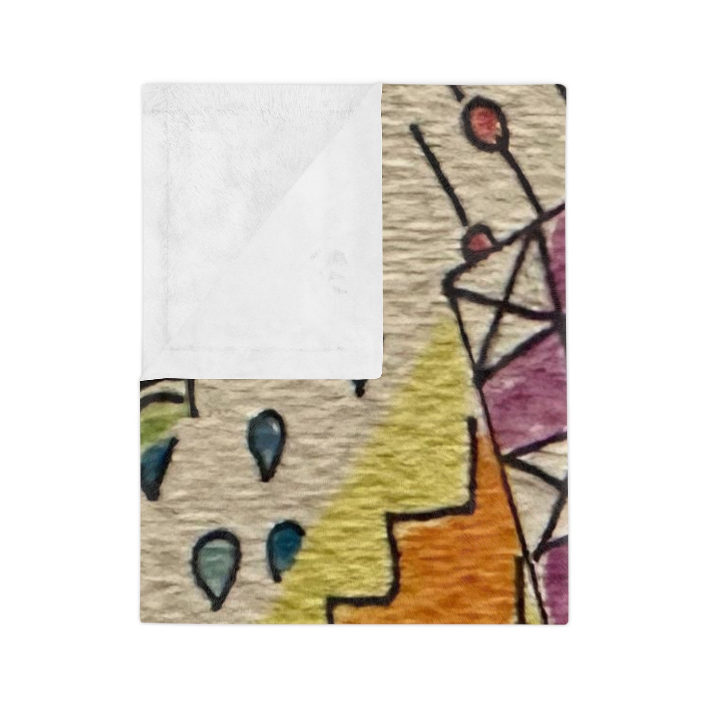 Zentangle Velveteen Minky Blanket