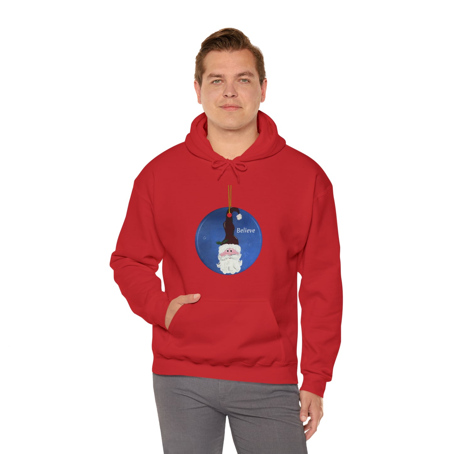 Santa I Believe Unisex Hooded Sweatshirt