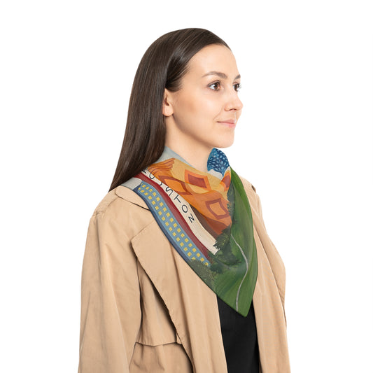 Houston Views Poly Scarf | Houston Texas