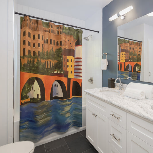 Heidelberg Germany Shower Curtain
