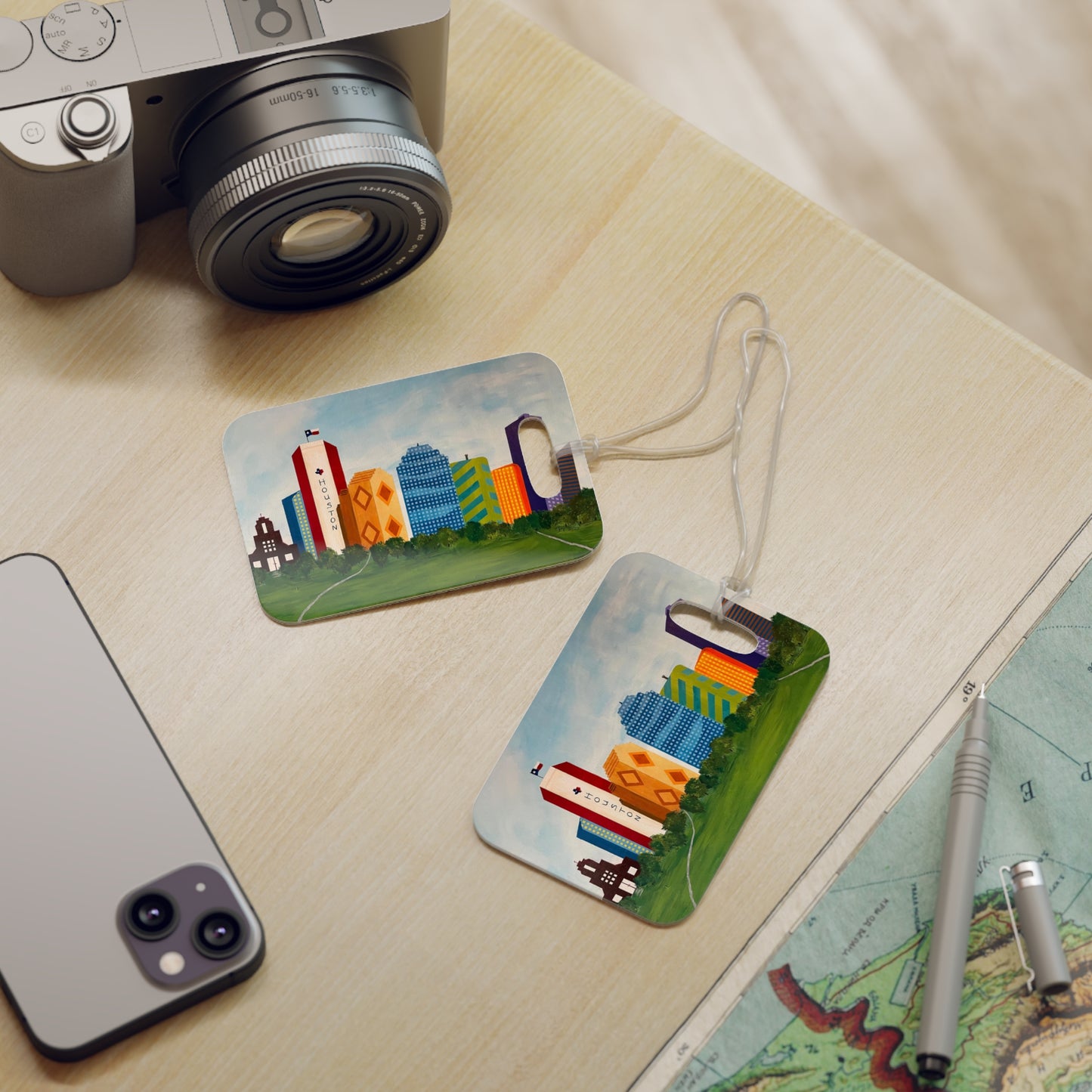 Houston Views Luggage Tags | Houston Texas