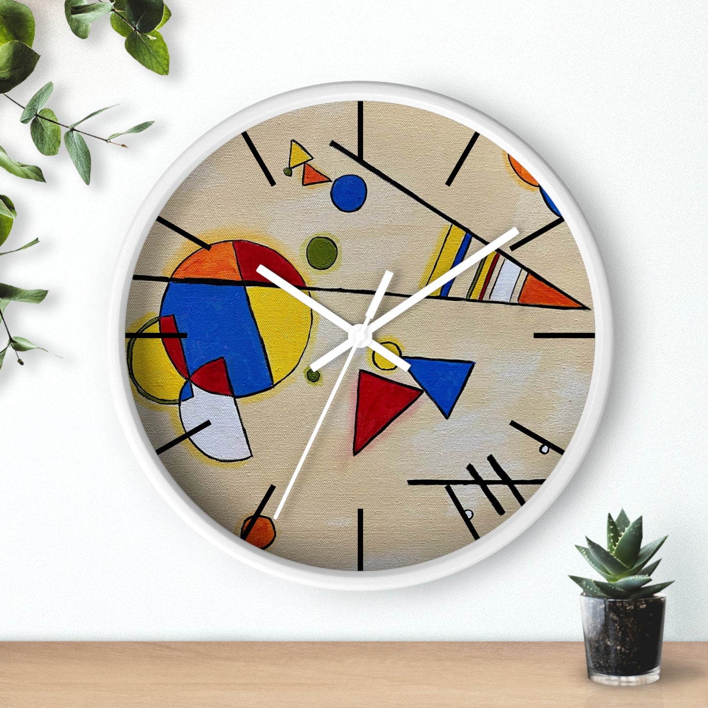 Arrangement O Wall Clock