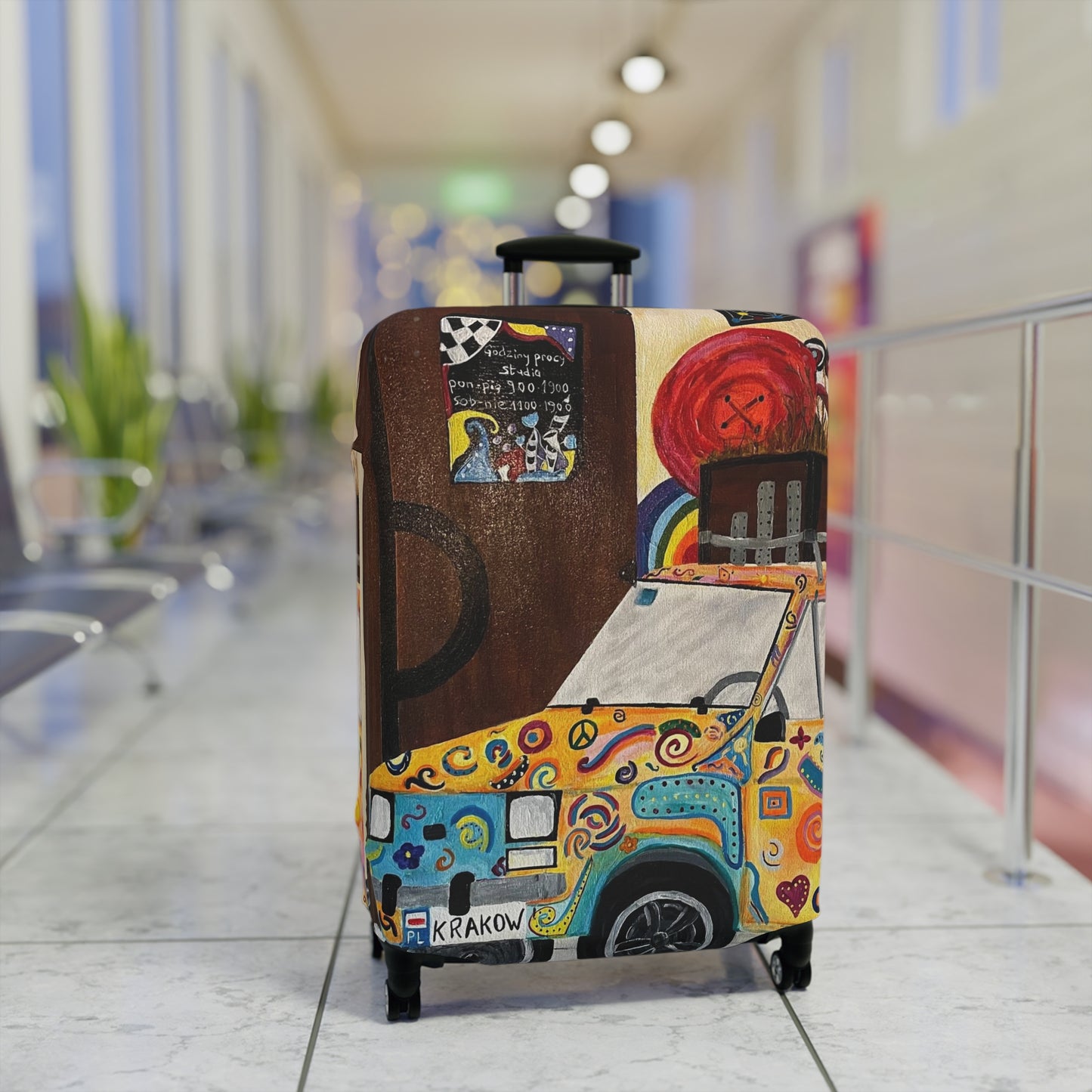 Krakow Poland Luggage Cover