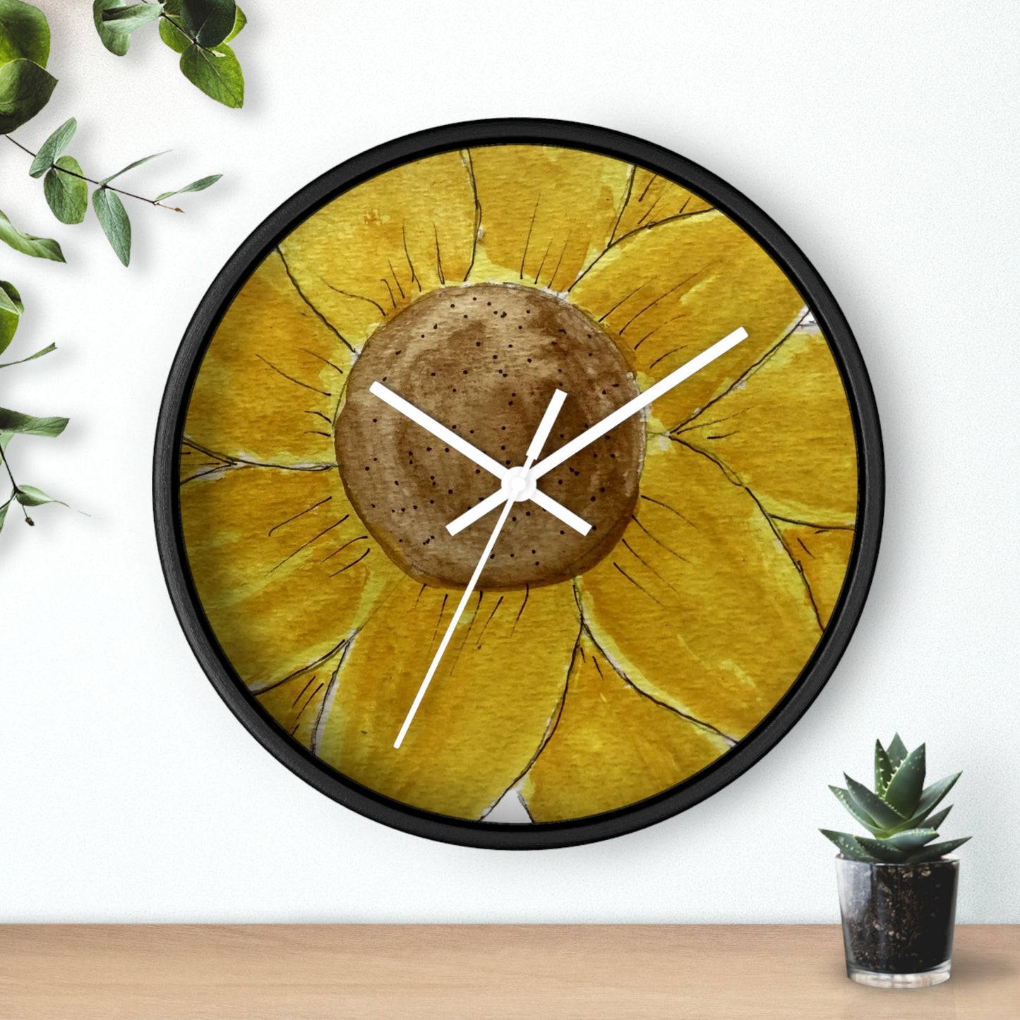 The Sunflower Wall Clock