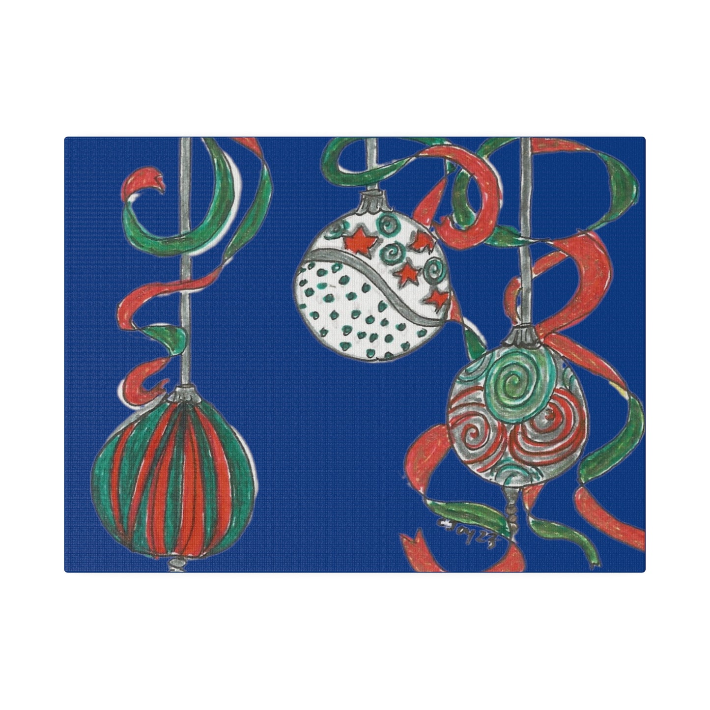 Christmas Ornament Wall Art