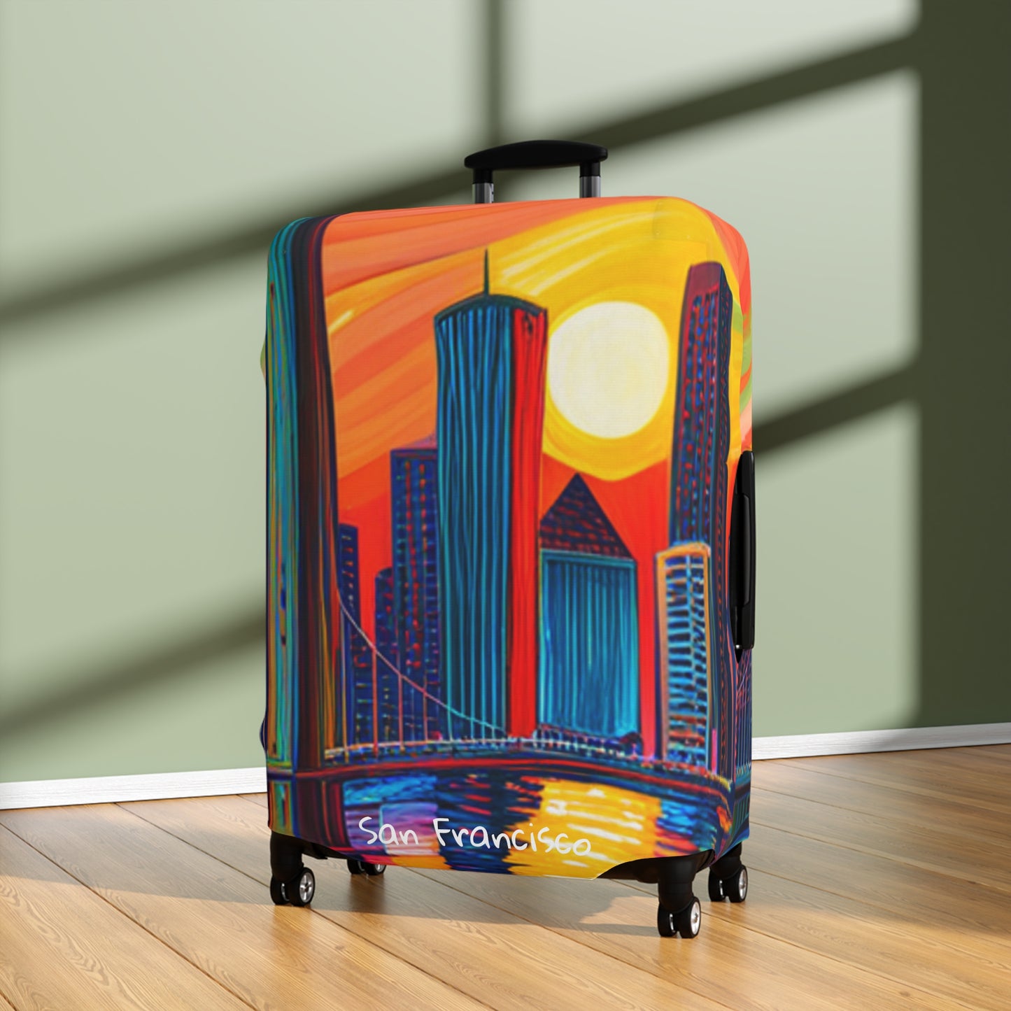 San Francisco Skyline Luggage Cover