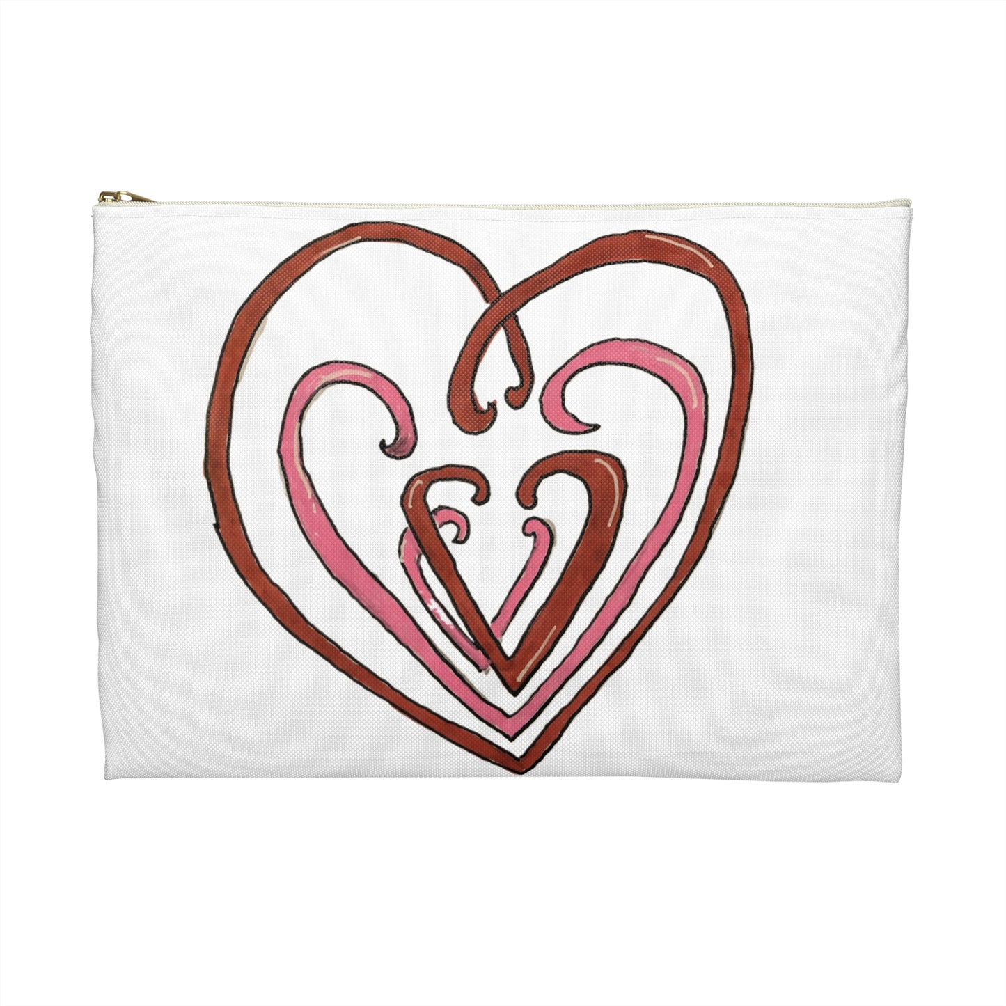Hearts Intertwined Accessory Pouch