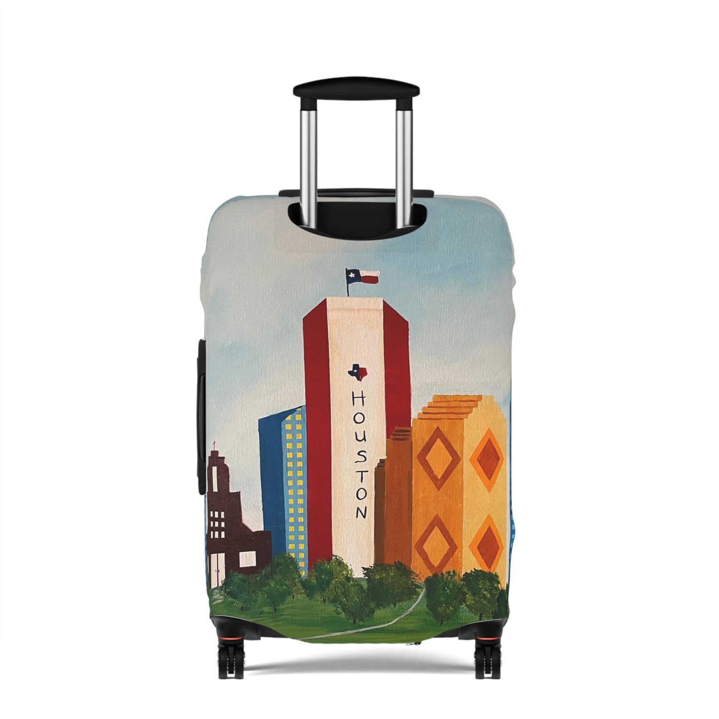 Houston Views Luggage Cover |Houston Texas