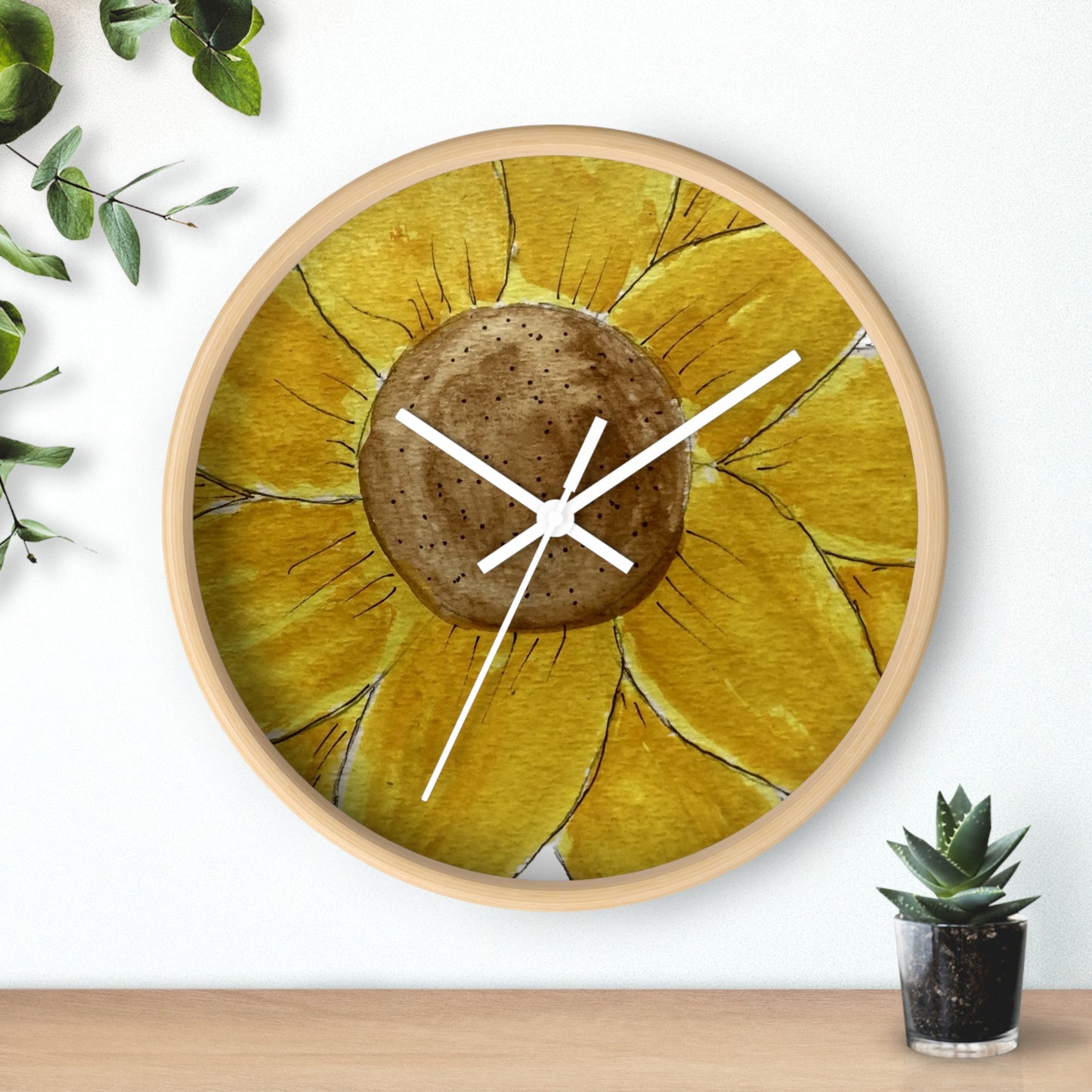 The Sunflower Wall Clock