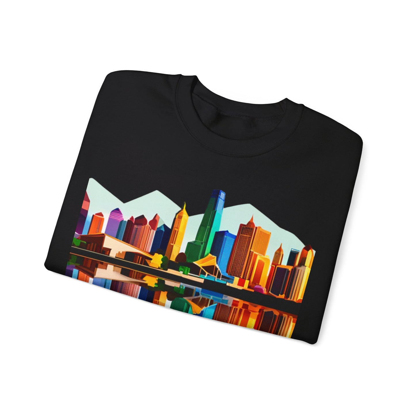 Dallas Texas Reflections Unisex Crewneck Sweatshirt