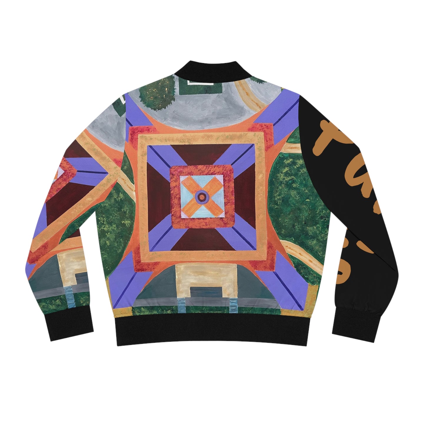 Paris Abstract Women's Bomber Jacket