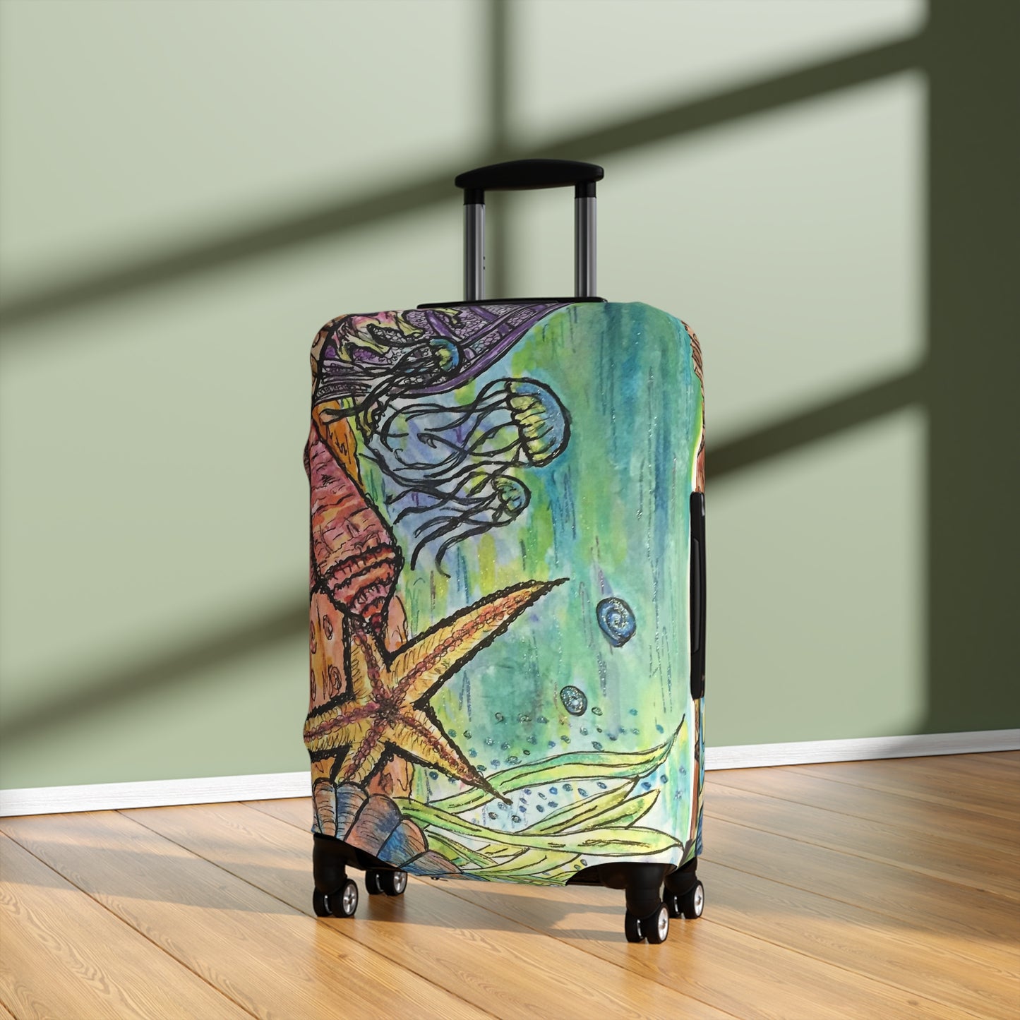 Under Water Fun Luggage Cover