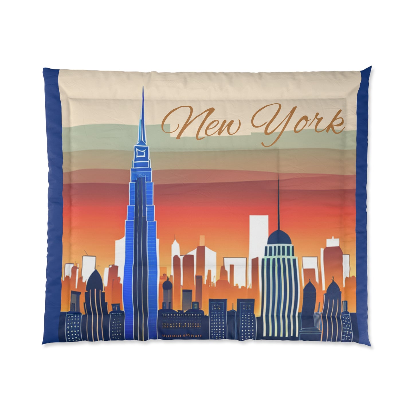 New York City Skyline Lightweight Comforter