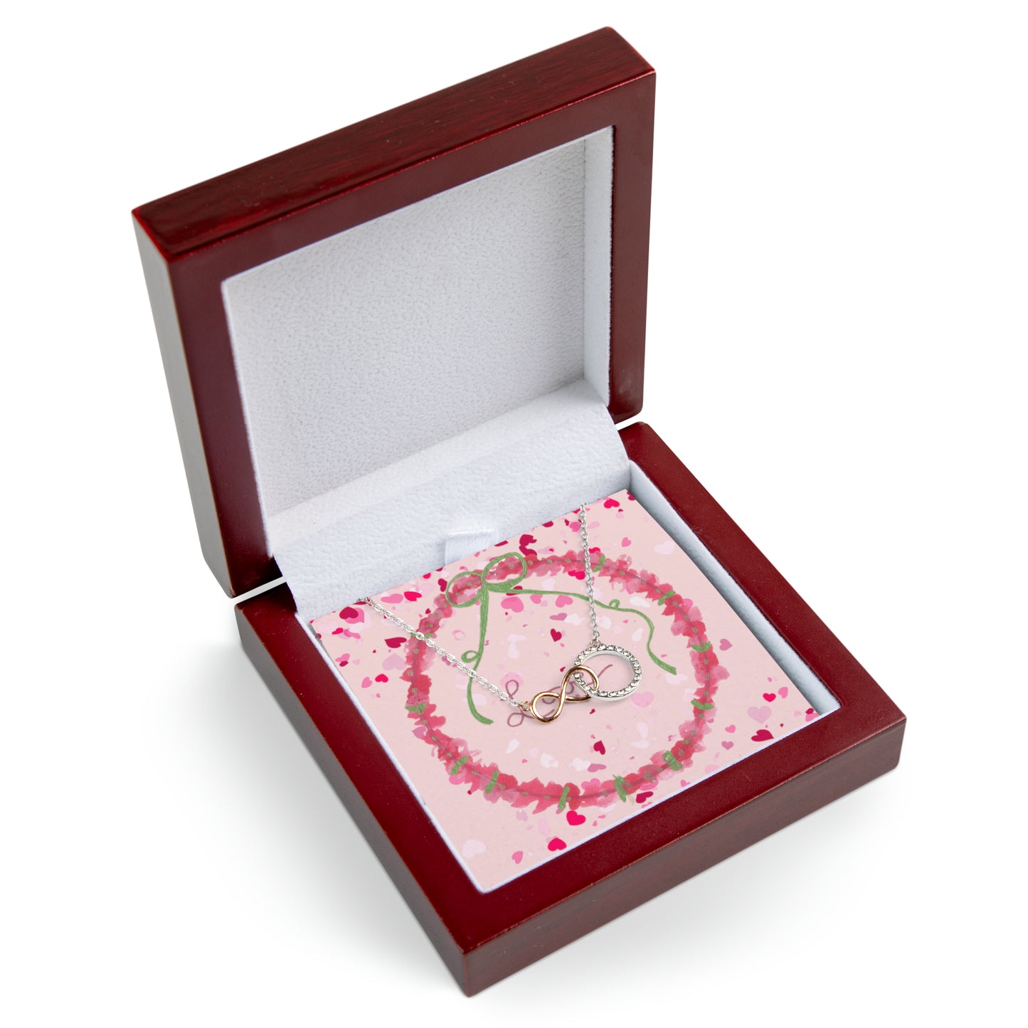 Love Wreath - Infinity Circle Necklace