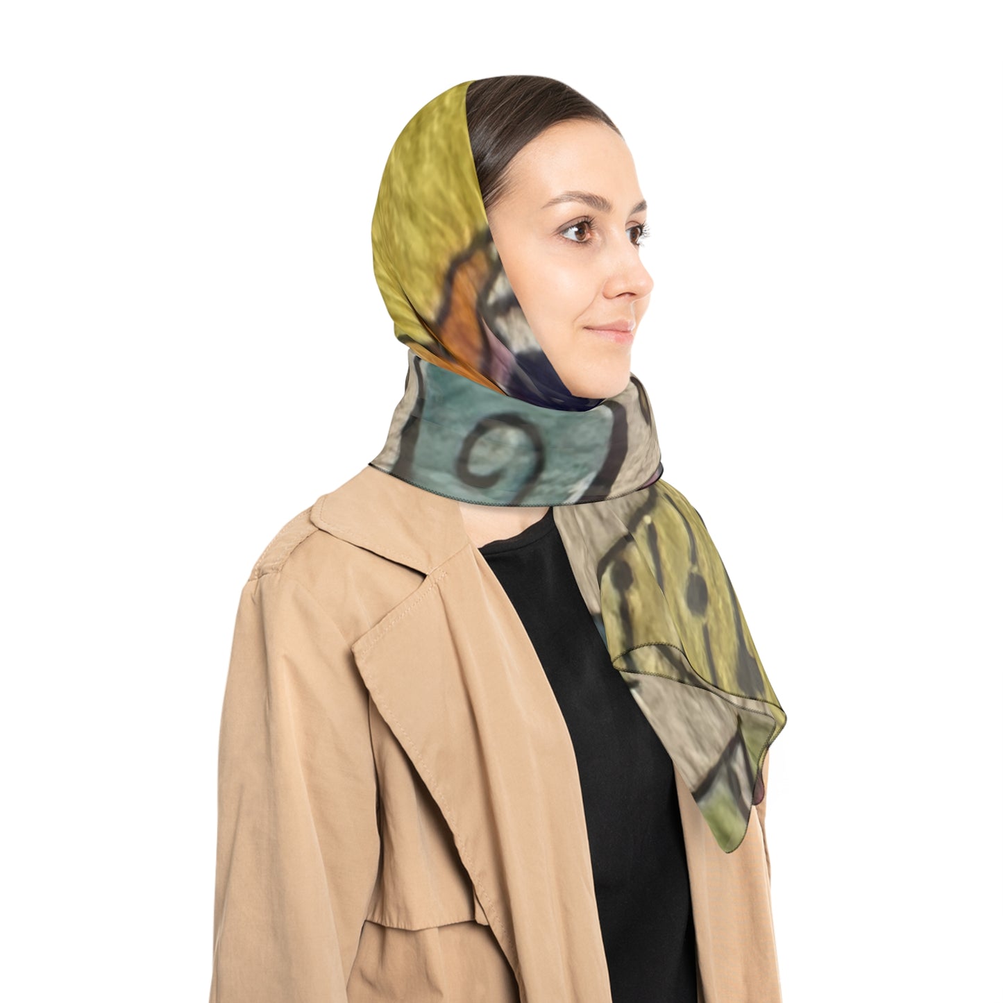 Zentangle Poly Scarf