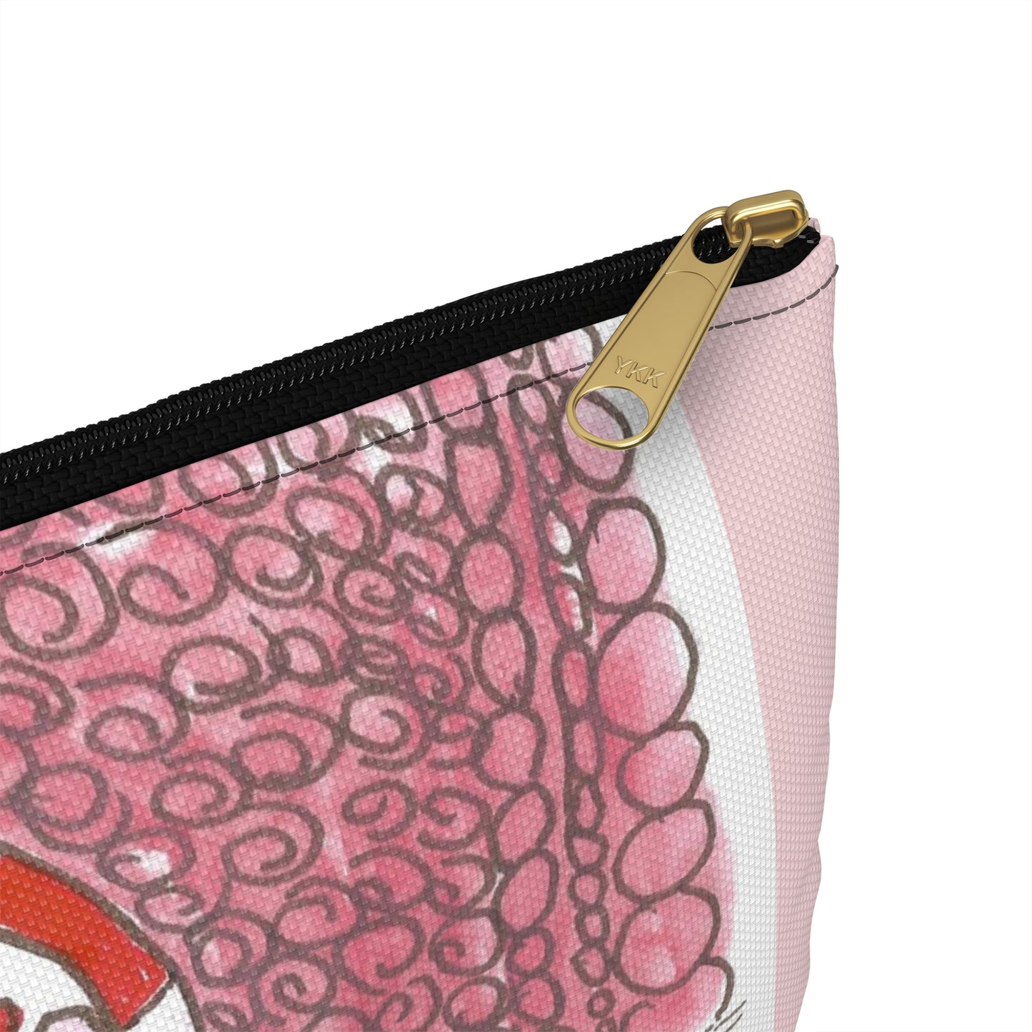 Love Is Kind Accessory Pouch | Cosmetic Bag  or Pencil Case - Pink