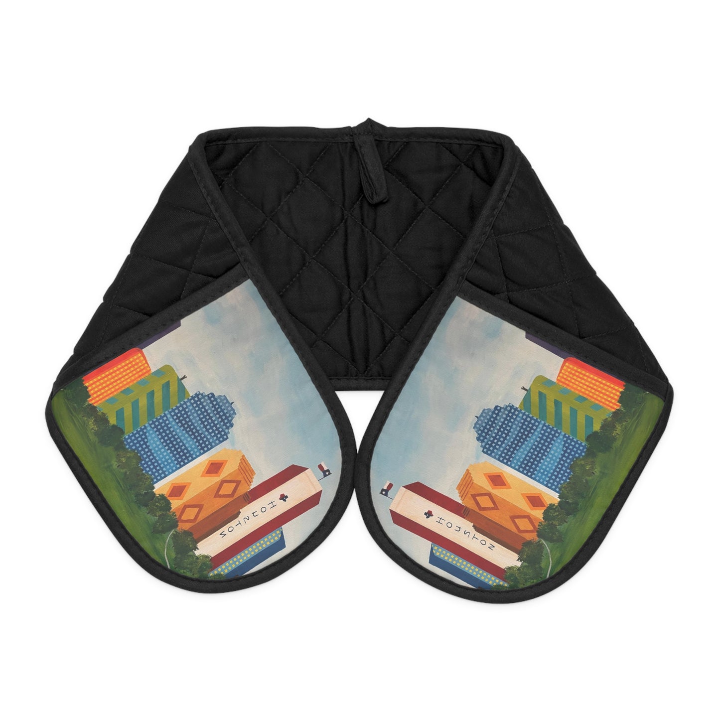 Houston Views Oven Mitts | Houston Texas