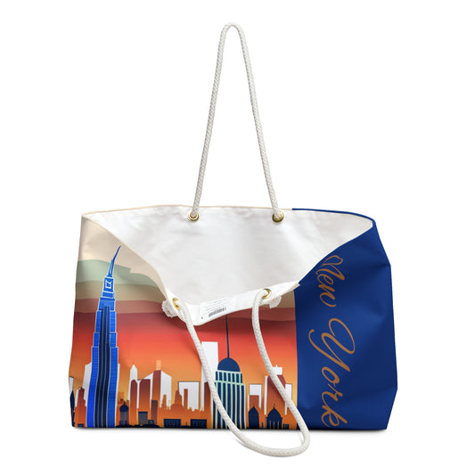 New York City Skyline Weekender Bag