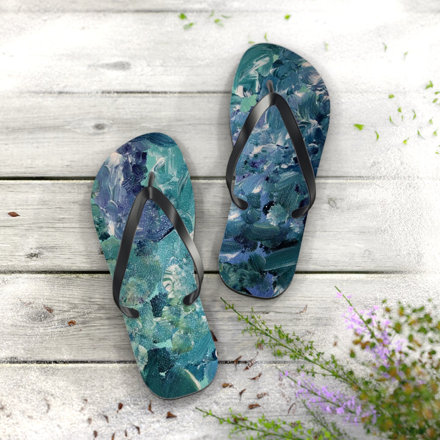 Cool Water Flip Flops