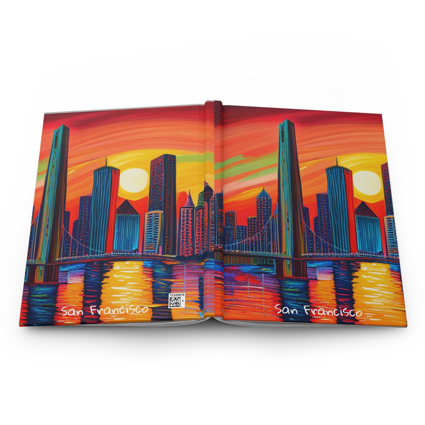 San Francisco Skyline Travel Journal Hardcover Diary
