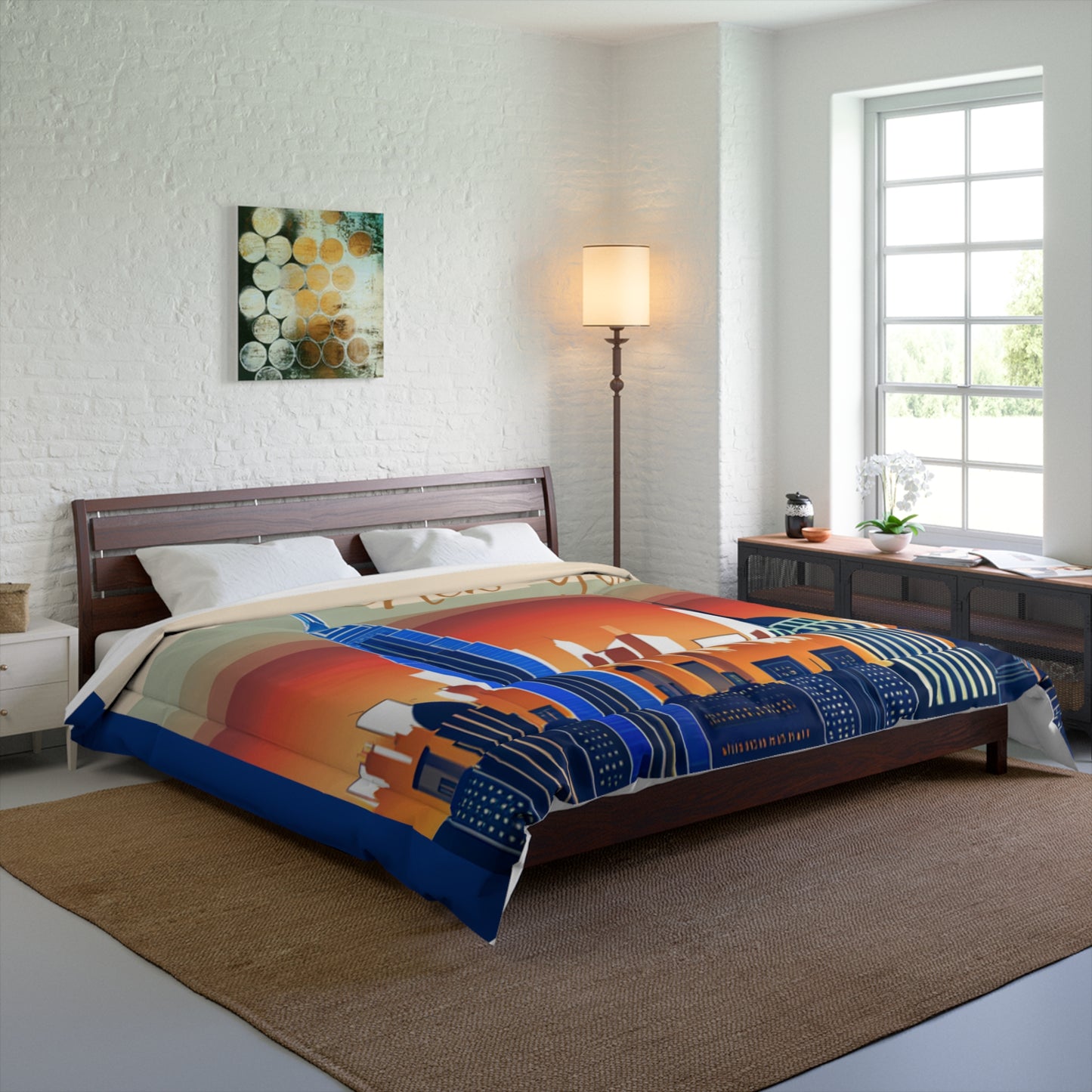 New York City Skyline Lightweight Comforter