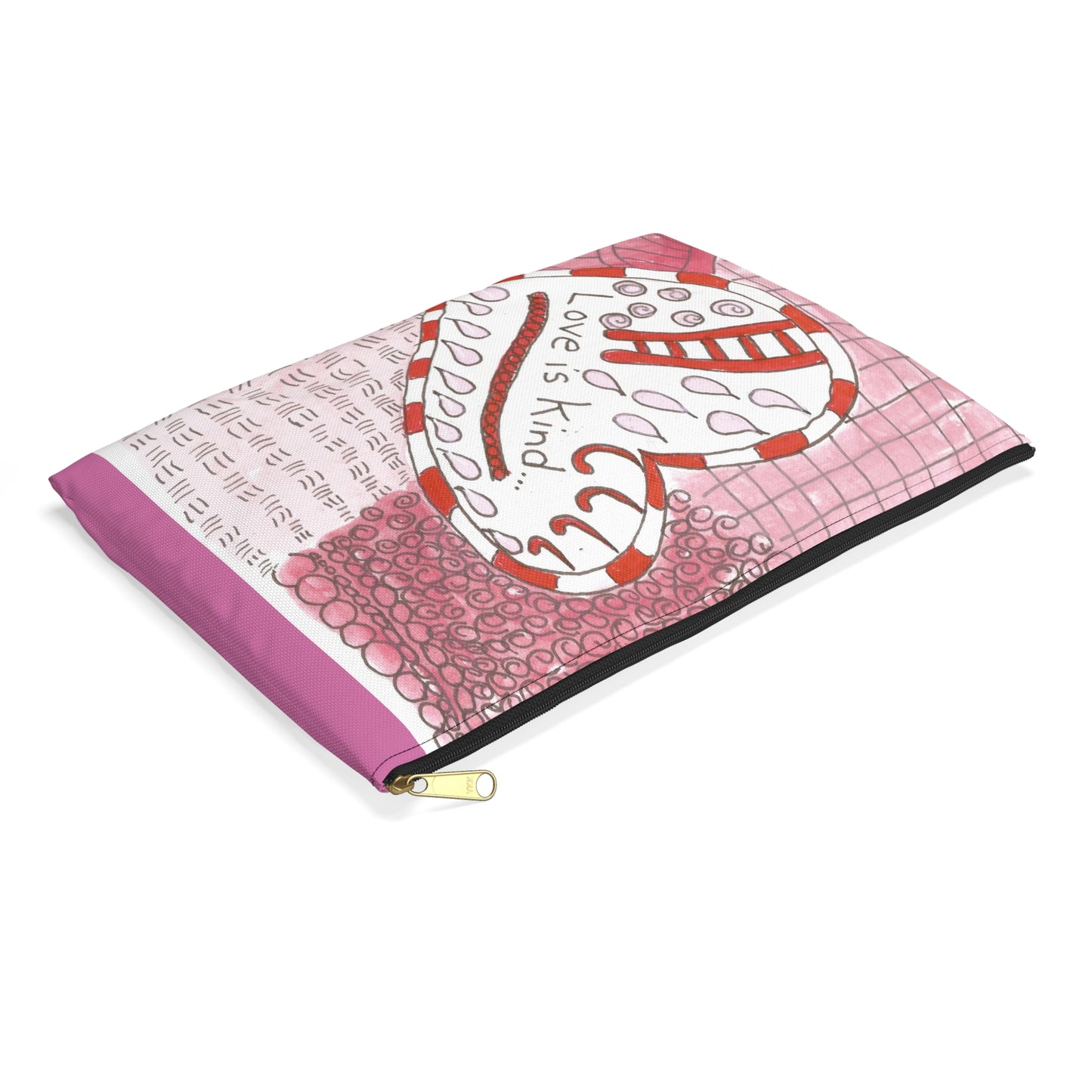 Love Is Kind Accessory Pouch | Cosmetic Bag  or Pencil Case