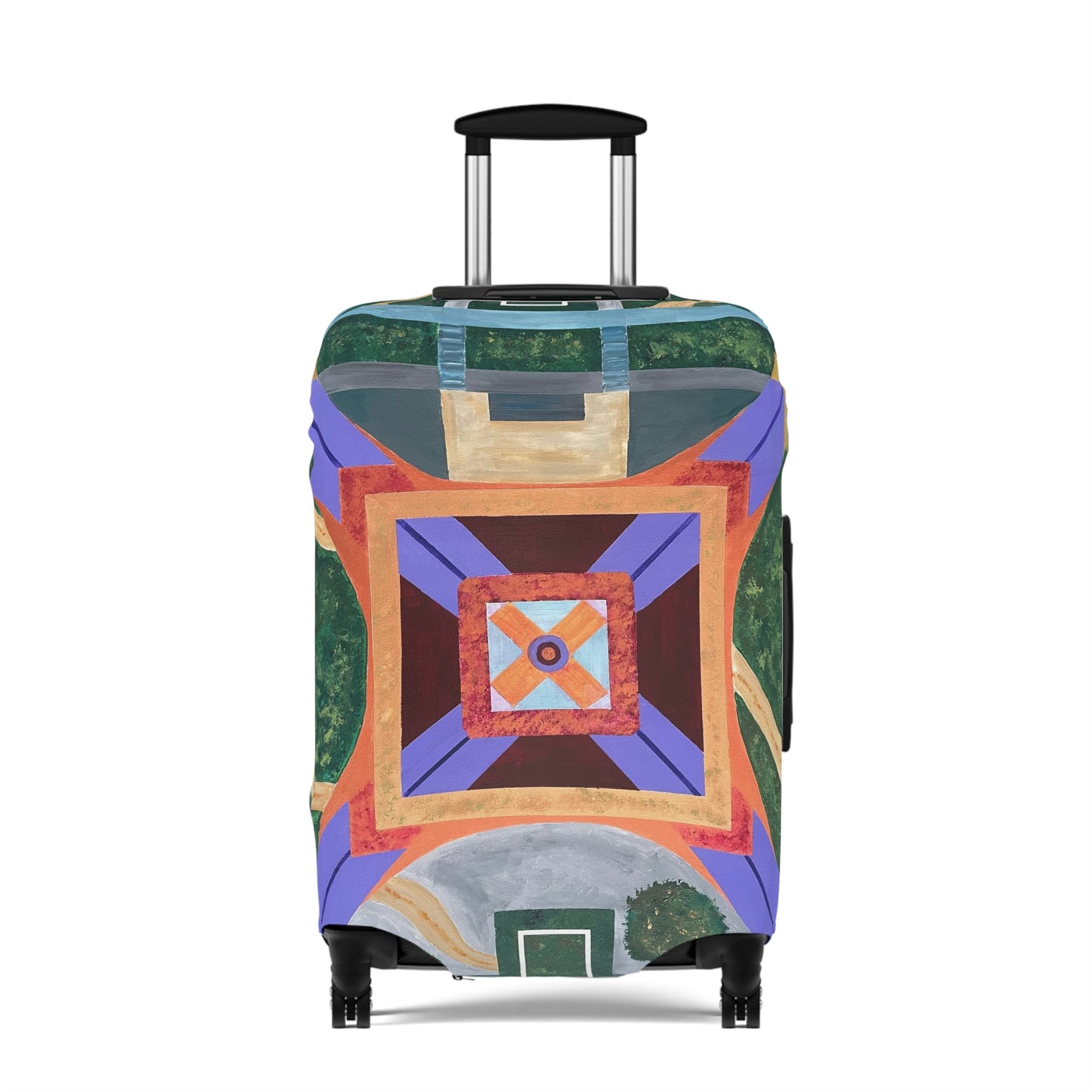 Paris Abstract Eiffel Tower Luggage Cover