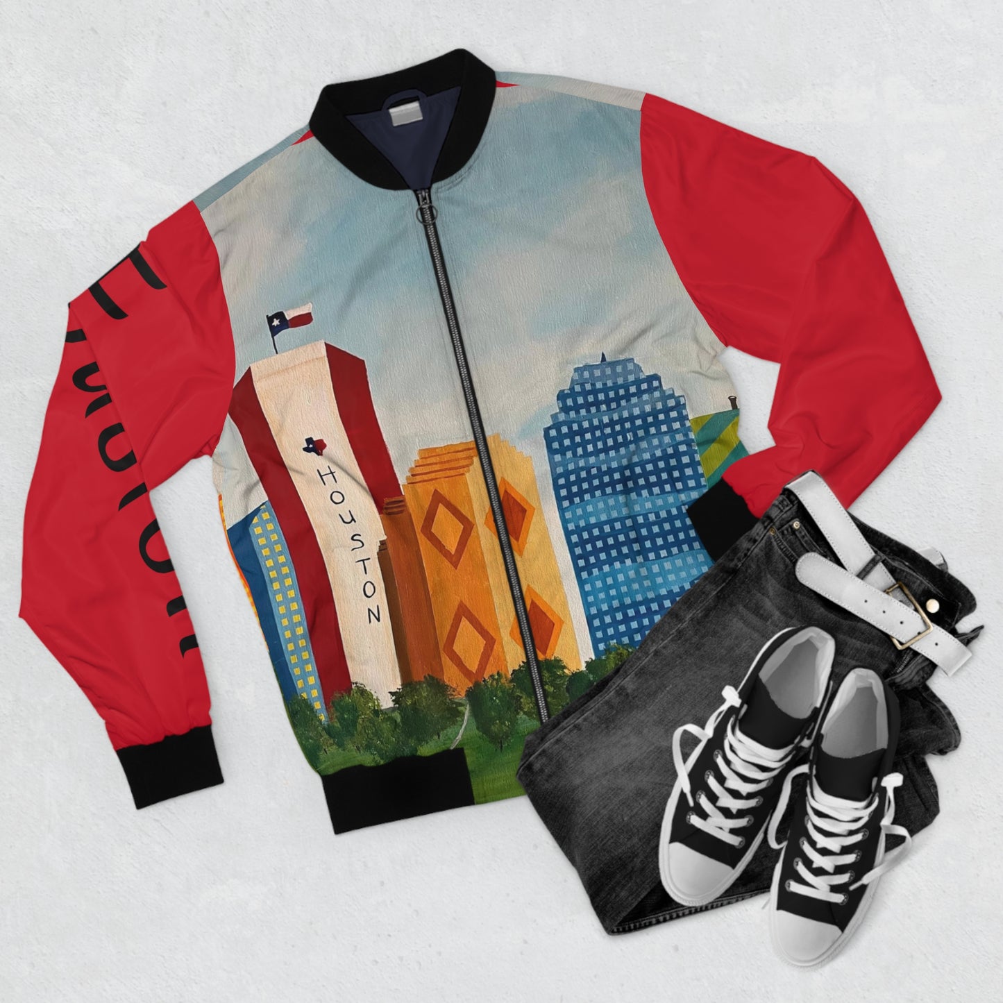 Houston Views Men's Bomber Jacket