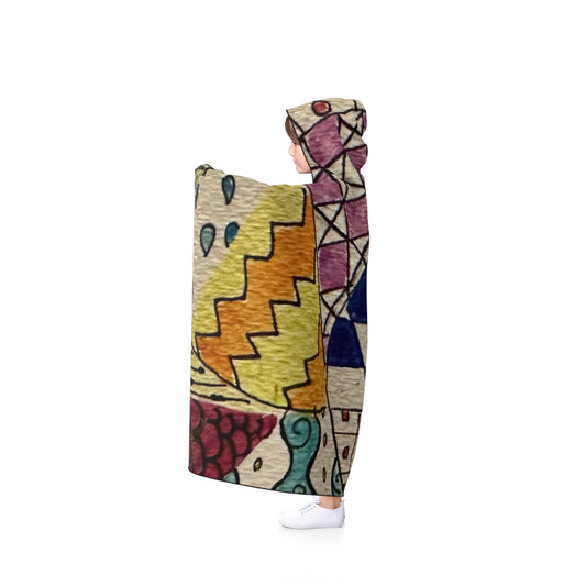 Zentangle Youth Hooded Blanket