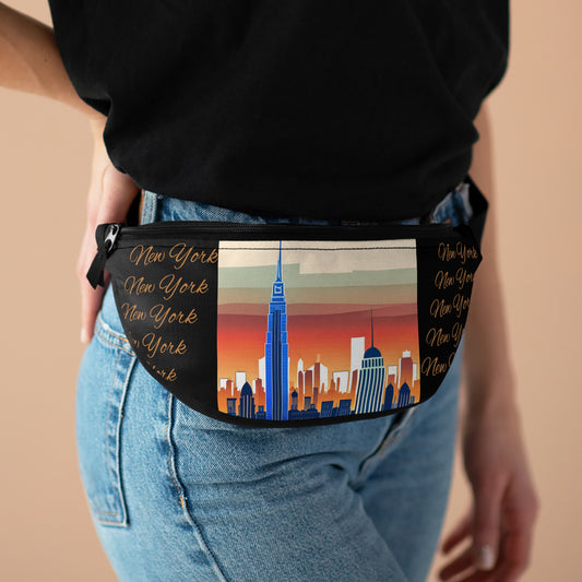 New York City Skyline Flow Fanny Pack | Crossbody Bag