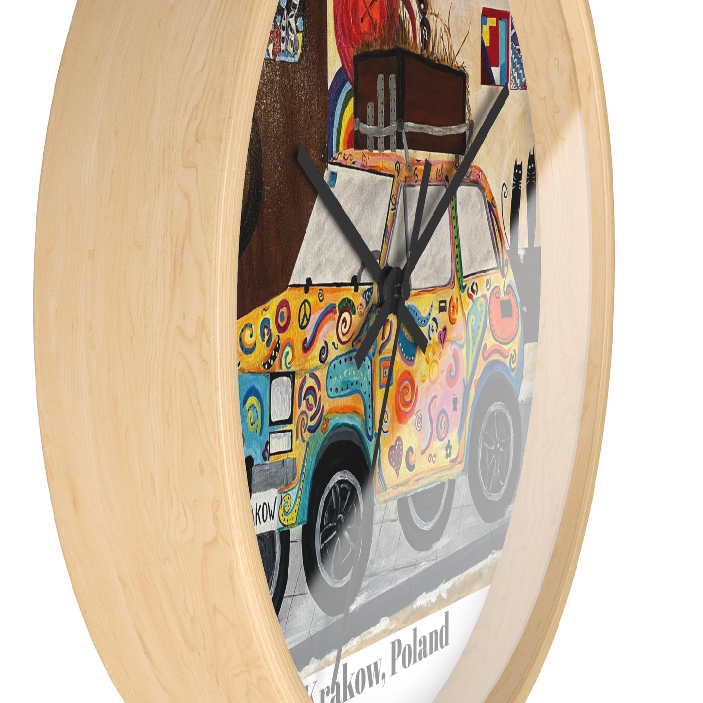 Krakow Poland Wall Clock