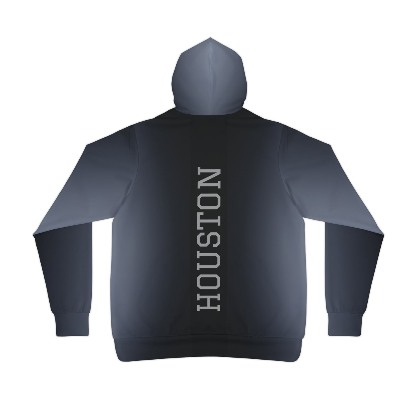Black White Houston Views Unisex Athletic Hoodie Sweatshirt | Houston Texas