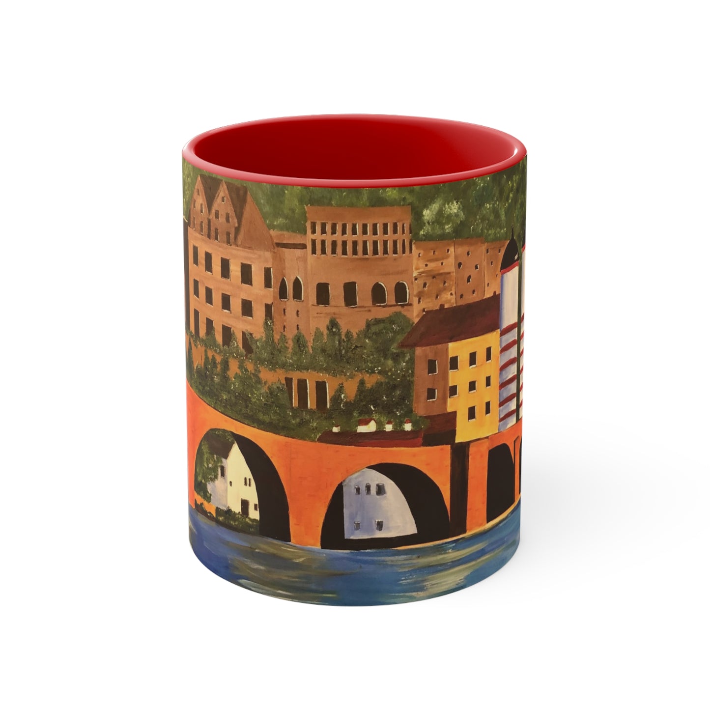 Heidelberg Germany Coffee Mug / Theodor Bridge Mug