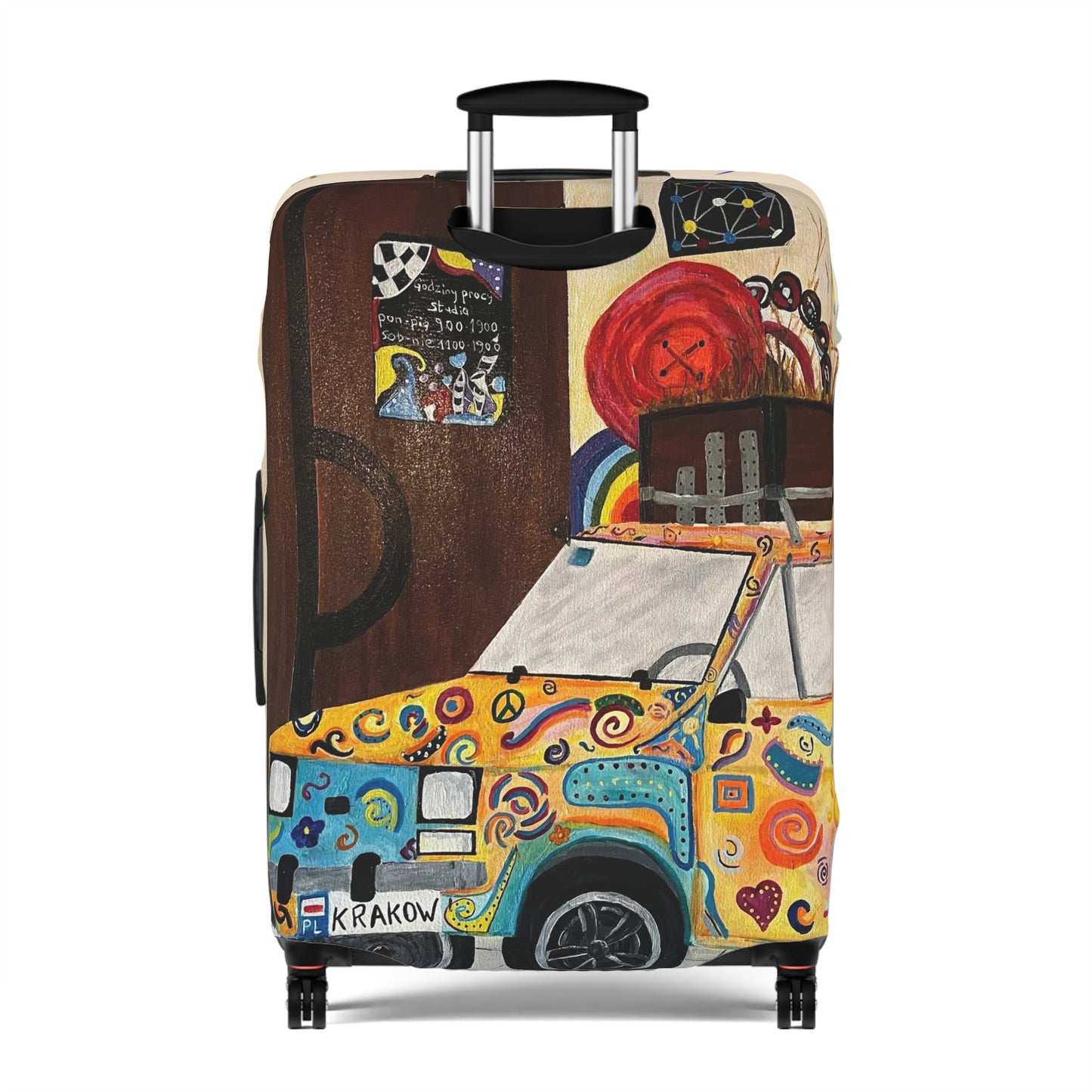 New York City Skyline Luggage Cover