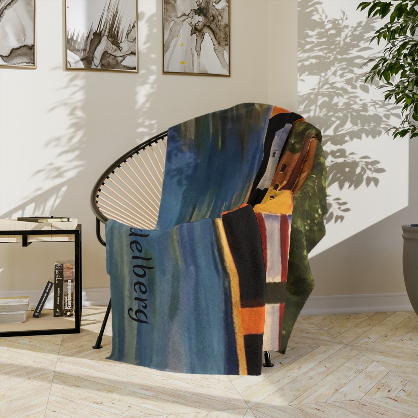 Heidelberg Germany Velveteen Minky Blanket