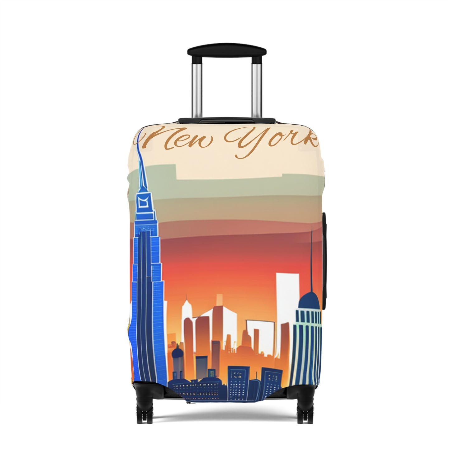 New York City Skyline Luggage Cover