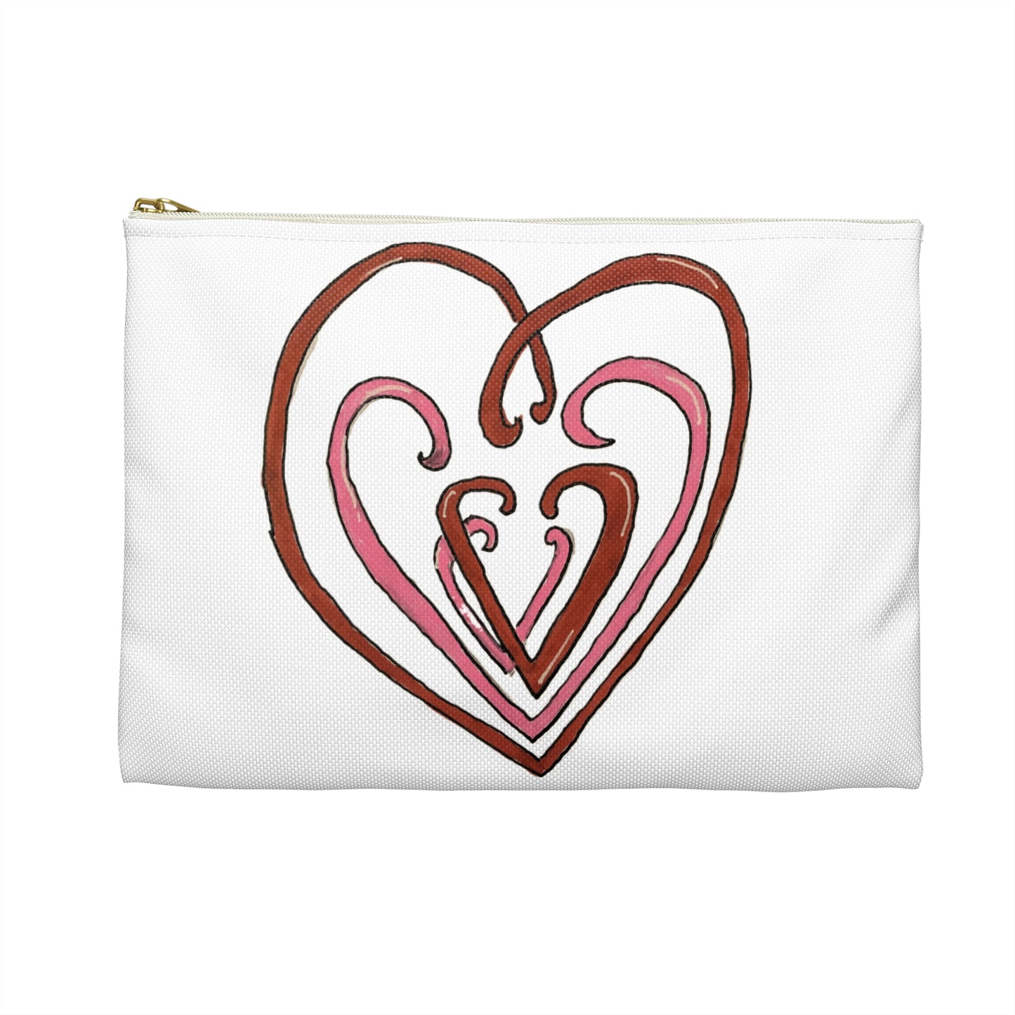 Hearts Intertwined Accessory Pouch