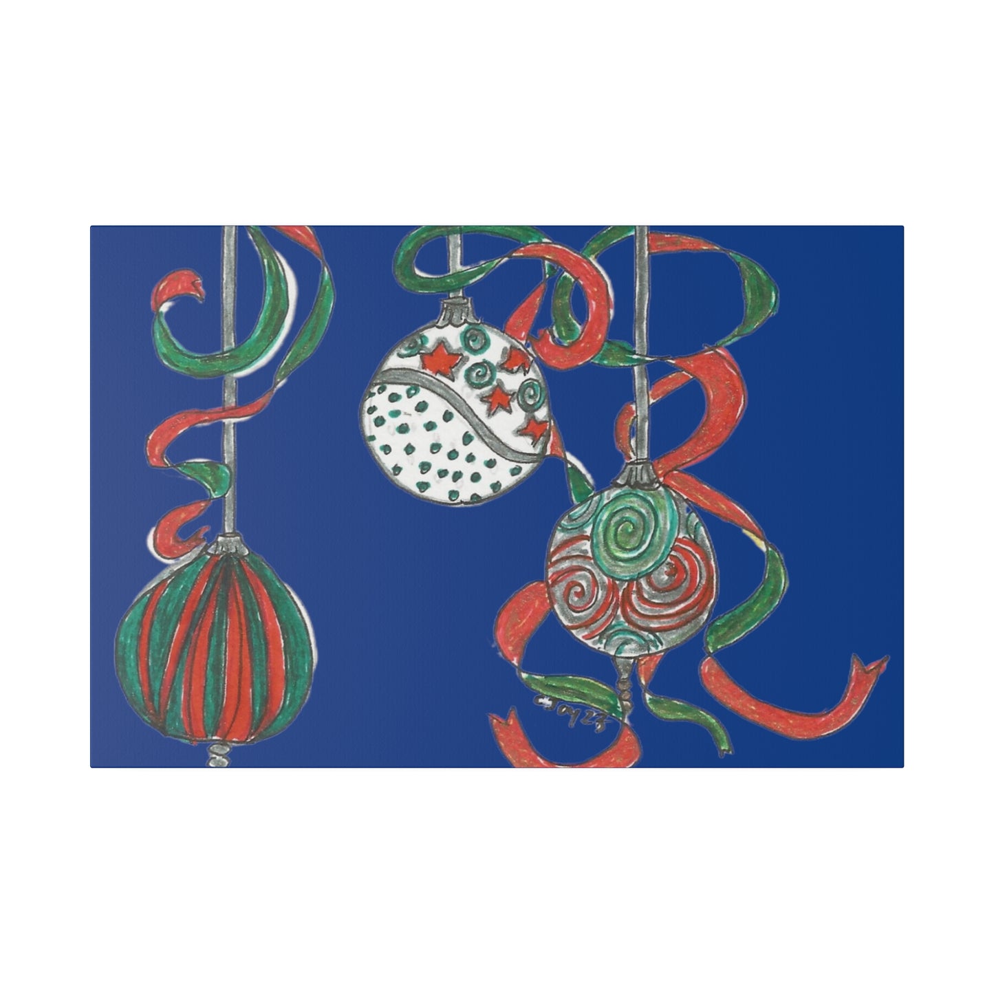 Christmas Ornament Wall Art