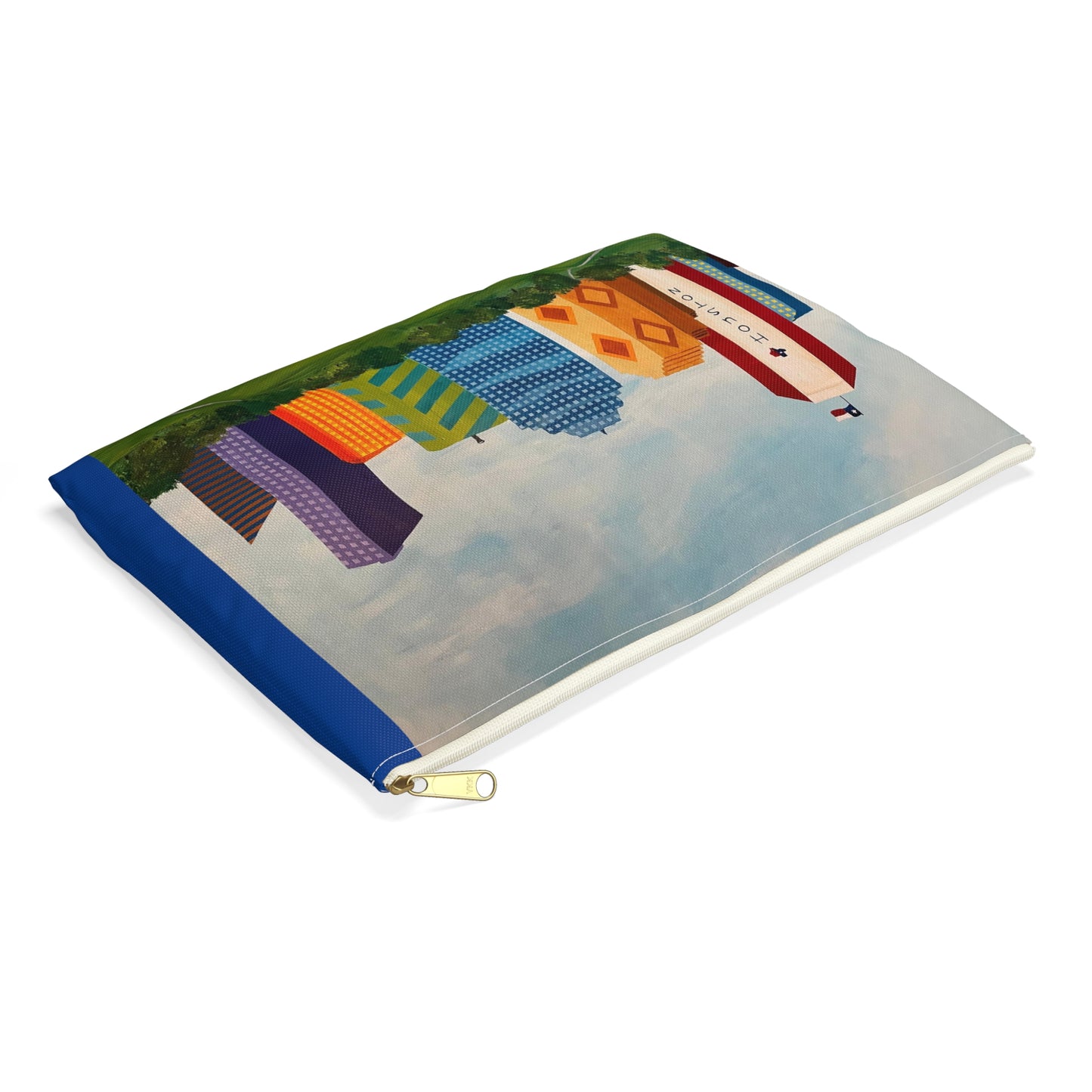 Houston Views Travel Pouch -Cosmetic Bag or Pencil Case | Houston Texas
