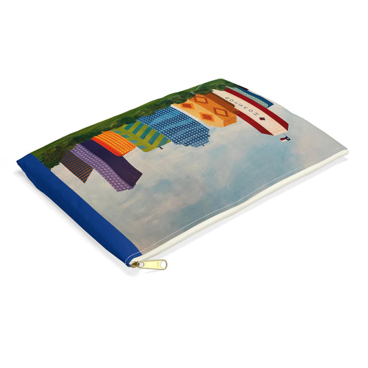 Houston Views Travel Pouch  -Cosmetic Bag or Pencil Case | Houston Texas