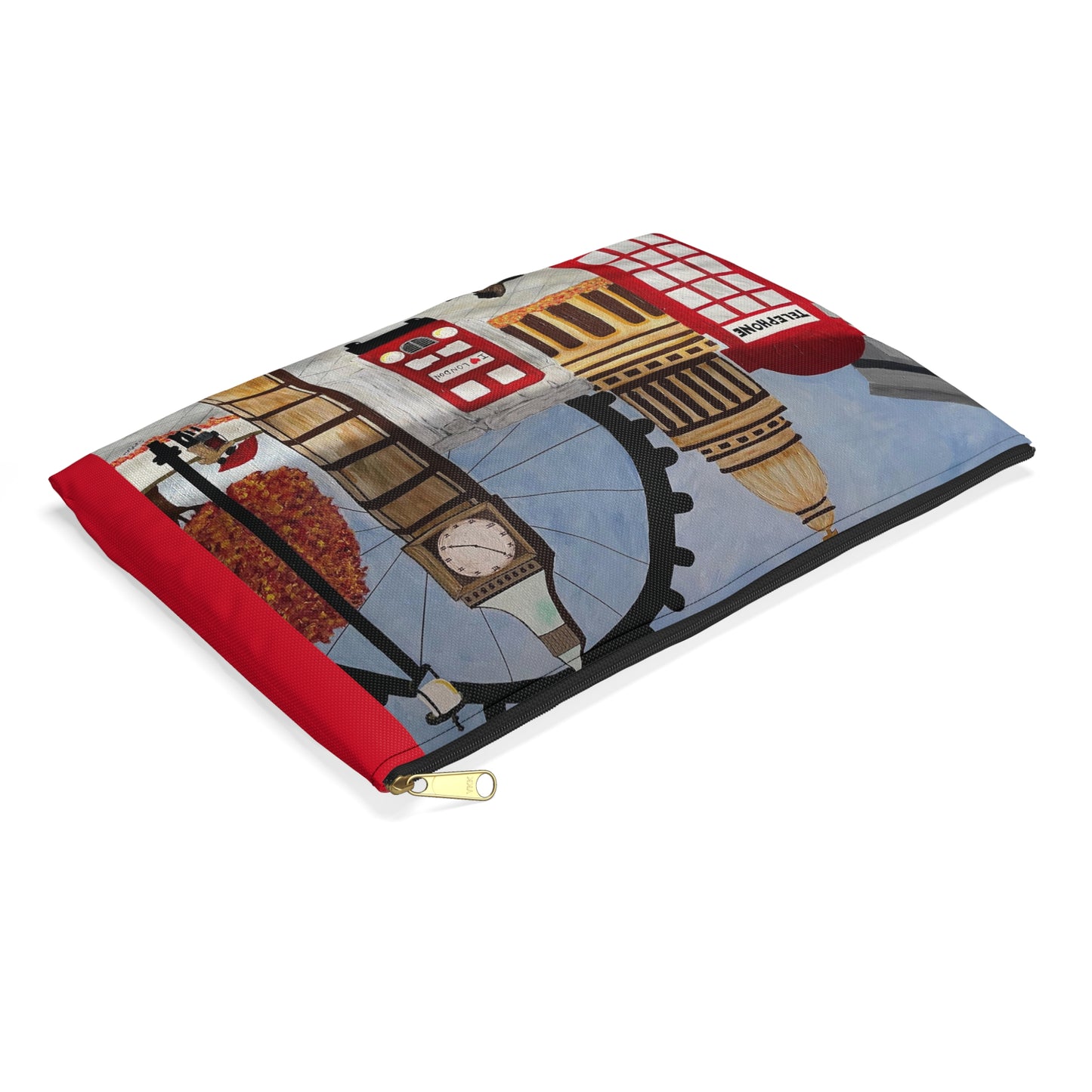 I Love London Travel Pouch - Cosmetic Bag or Pencil Case