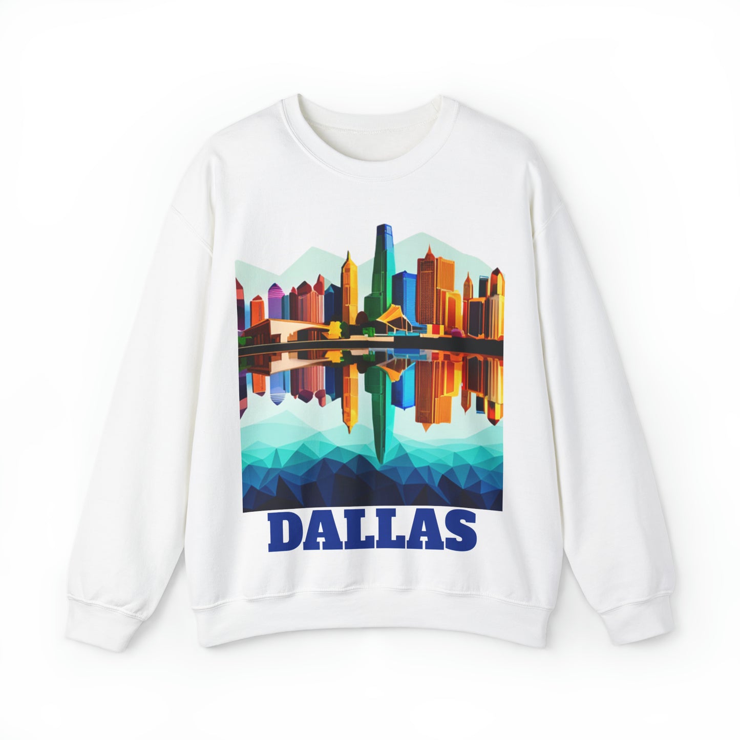 Dallas Texas Reflections Unisex Crewneck Sweatshirt