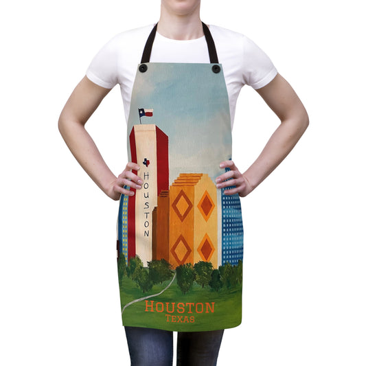 Houston Views Kitchen Apron |Houston Texas