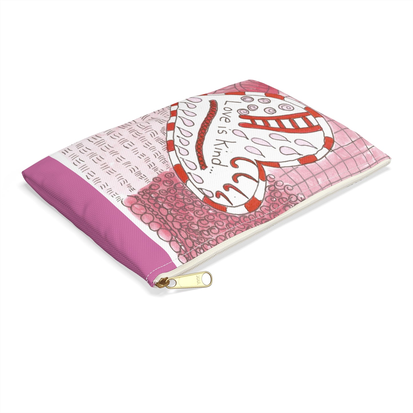 Love Is Kind Accessory Pouch | Cosmetic Bag  or Pencil Case