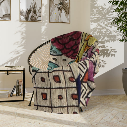 Zentangle Velveteen Minky Blanket